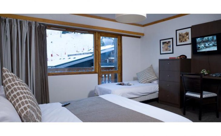 Hotel Le Mottaret, Meribel, Double Bedroom 2